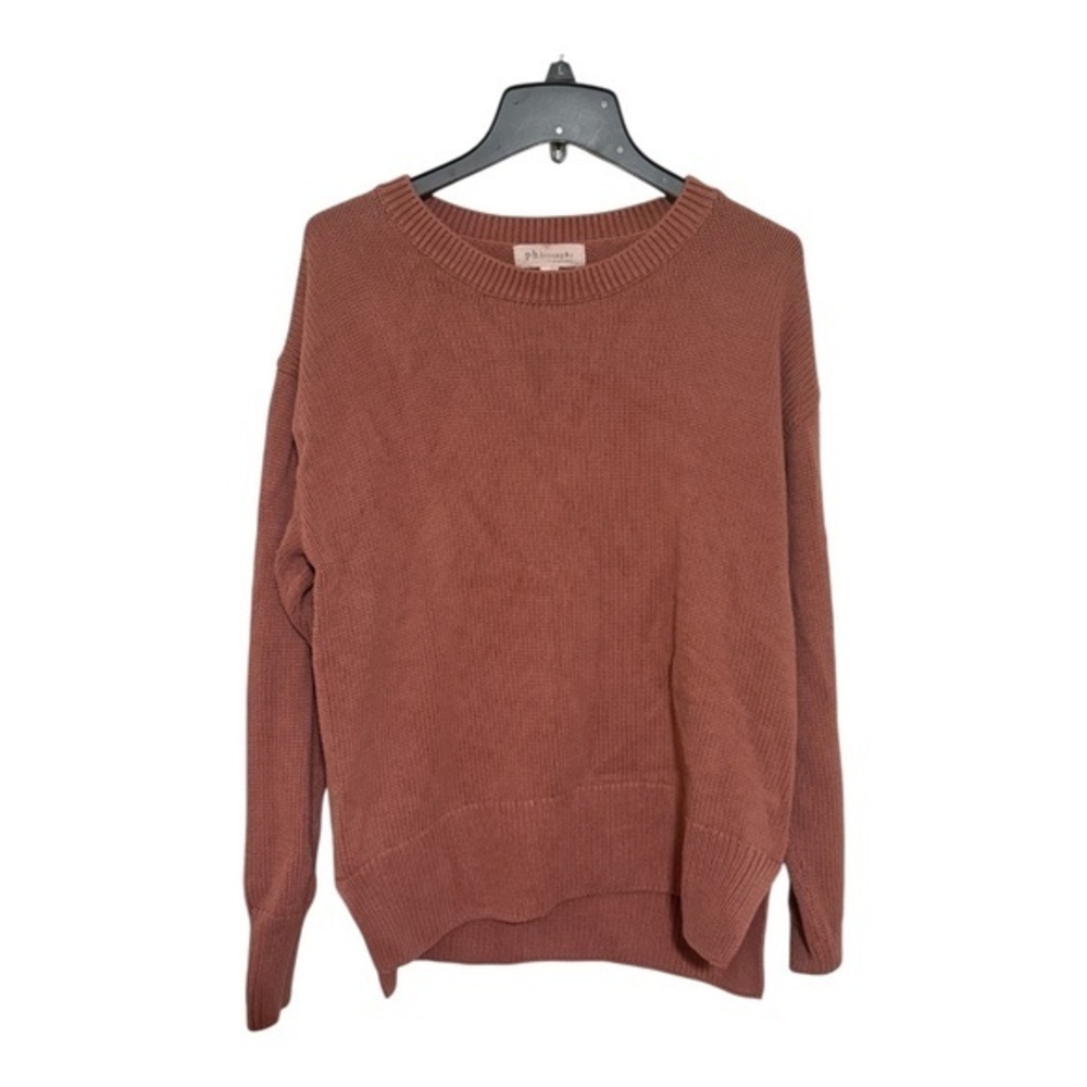 Philosophy Republic Womens Dusty Rose Pink Knit Sweater Size XL